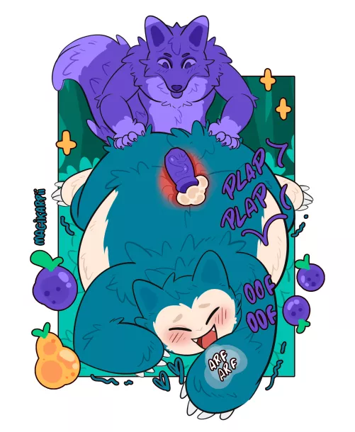 You found a snorlax on the way hehe (magikarpii)