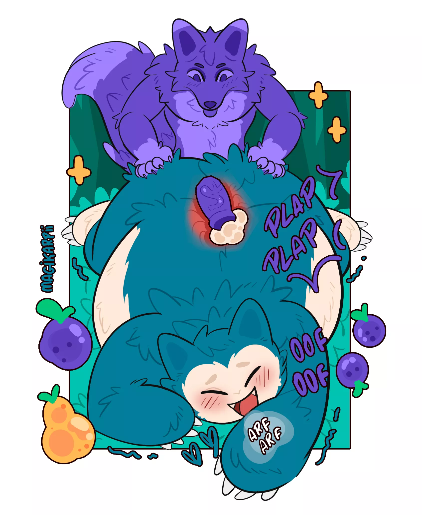 You found a snorlax on the way hehe (magikarpii)