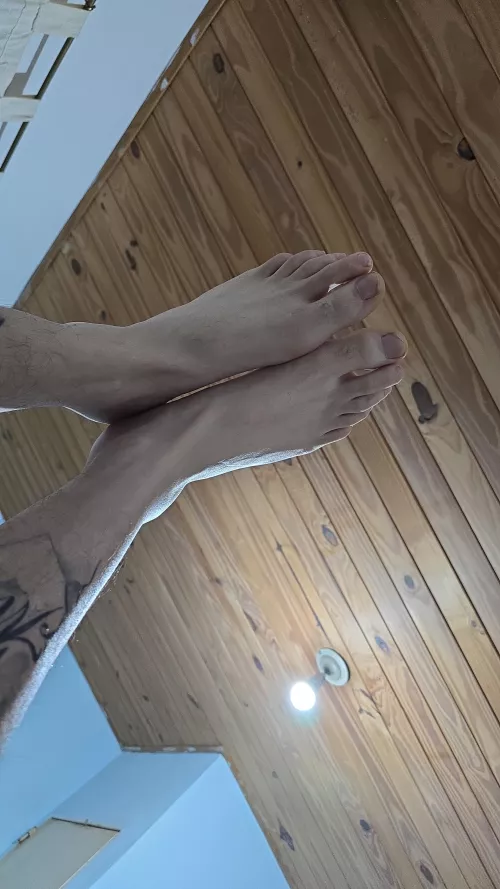 You should lick my feet and buy me some sneakers. 