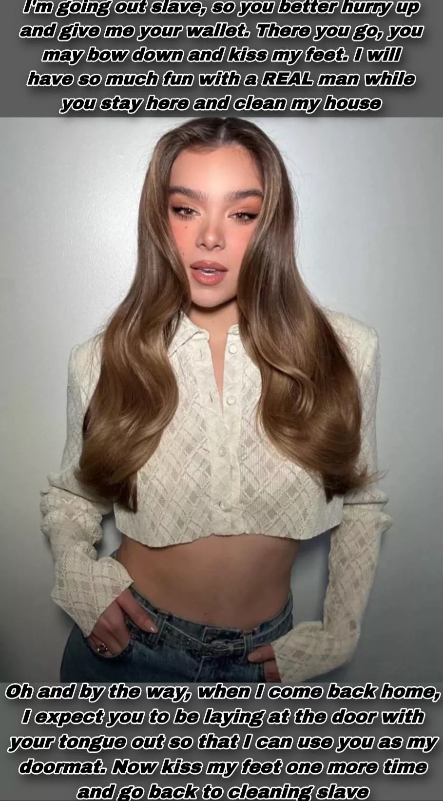 You stay at home while Hailee Steinfeld has fun You stay at home while Hailee Steinfeld has fun