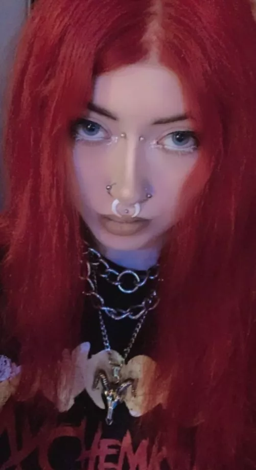 Your red-haired goth girlfriend