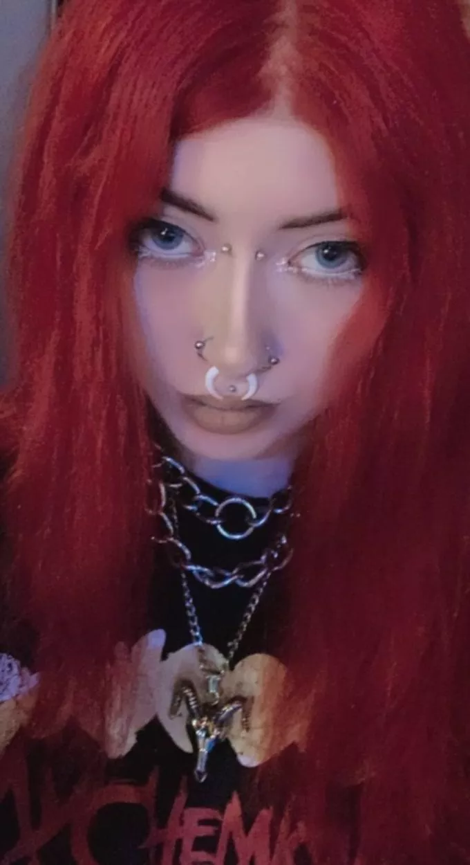 Your red-haired goth girlfriend
