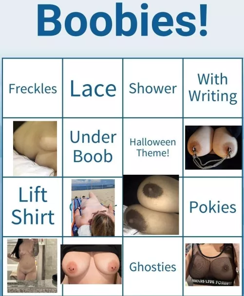 29 [M4F] - Titty Tuesday Bingo!