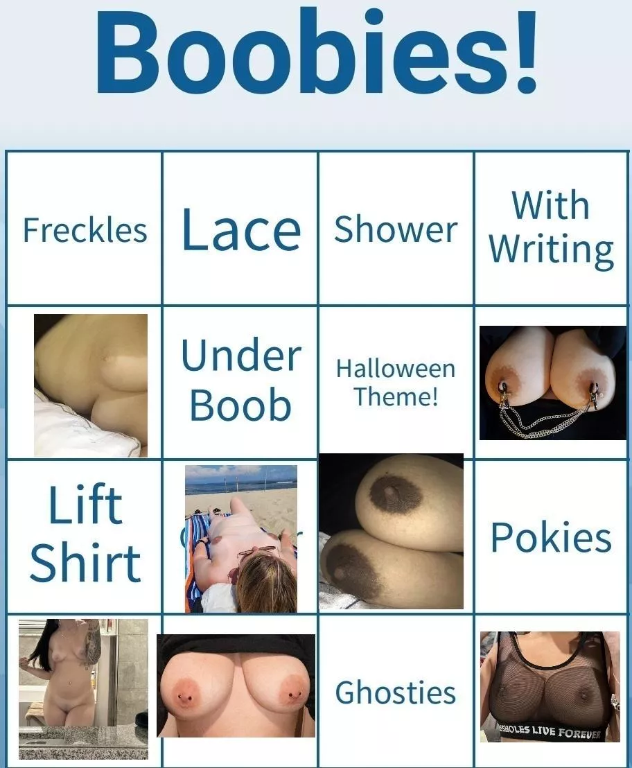 29 [M4F] - Titty Tuesday Bingo!