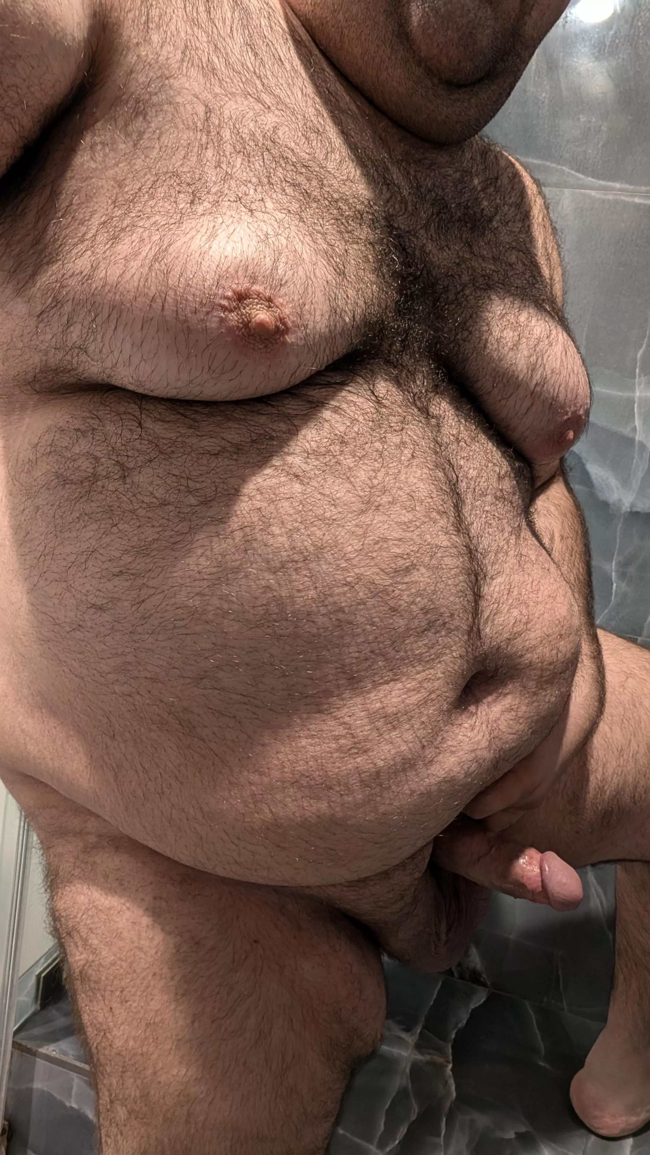 About to take a shower 