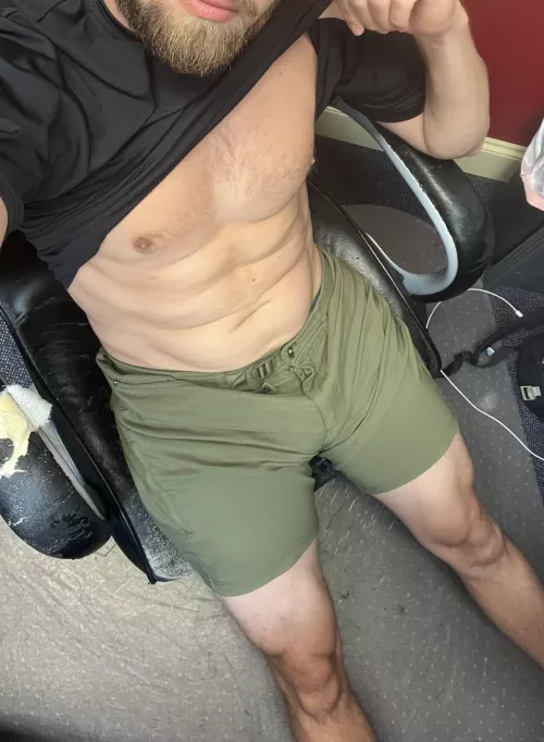Abs at the office 