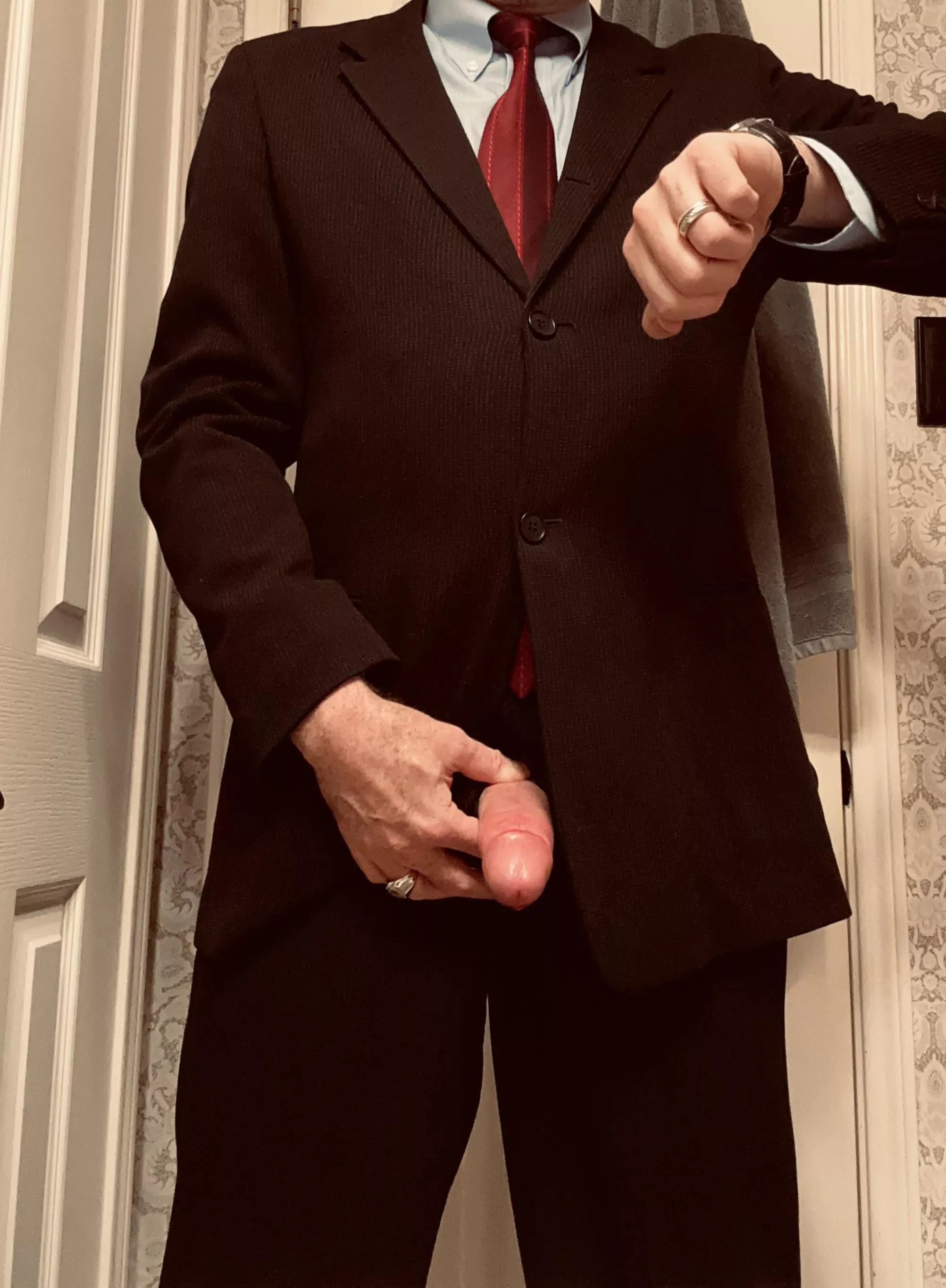 Alright, It Looks Like I Do Have A Few Minutes For You To Suck Me Off Before My Big Meeting 