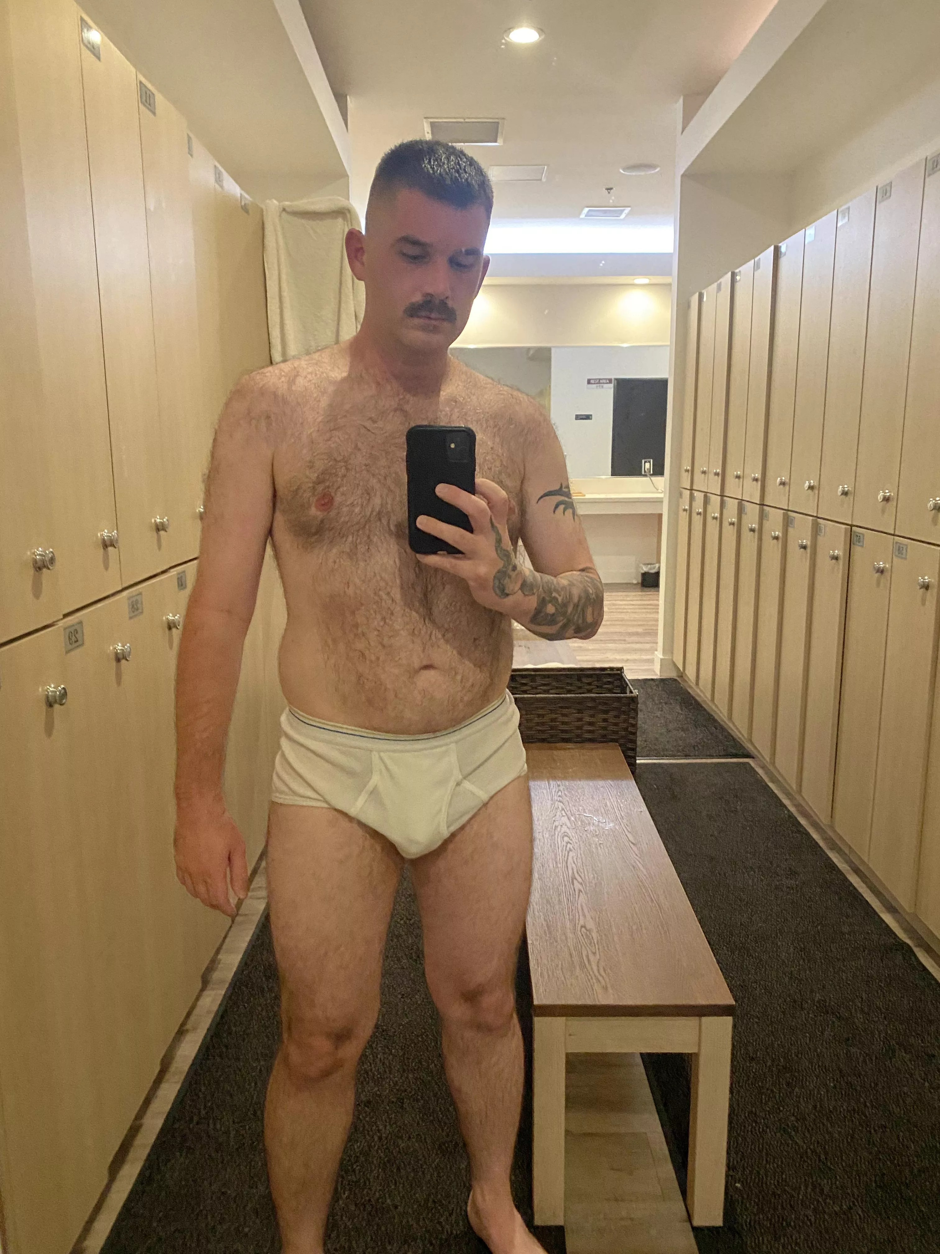 At the Korean spa tonight