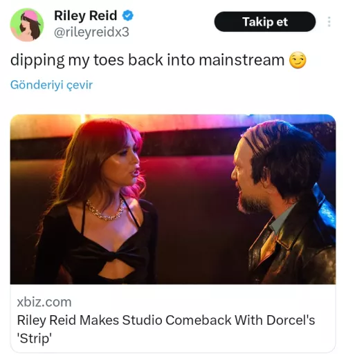 Big news! Riley is making a return.