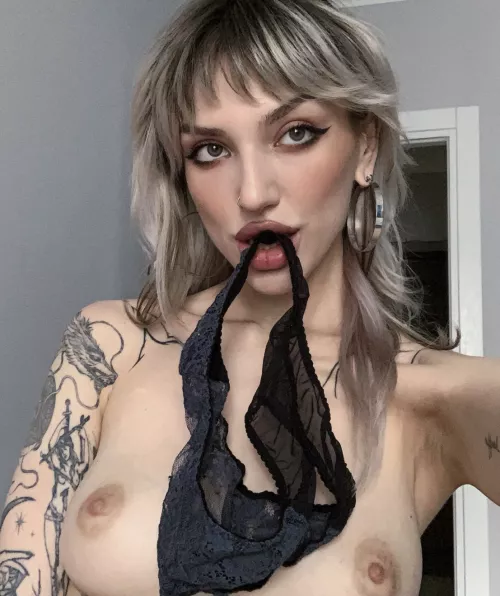 Black and lace are my favorite 