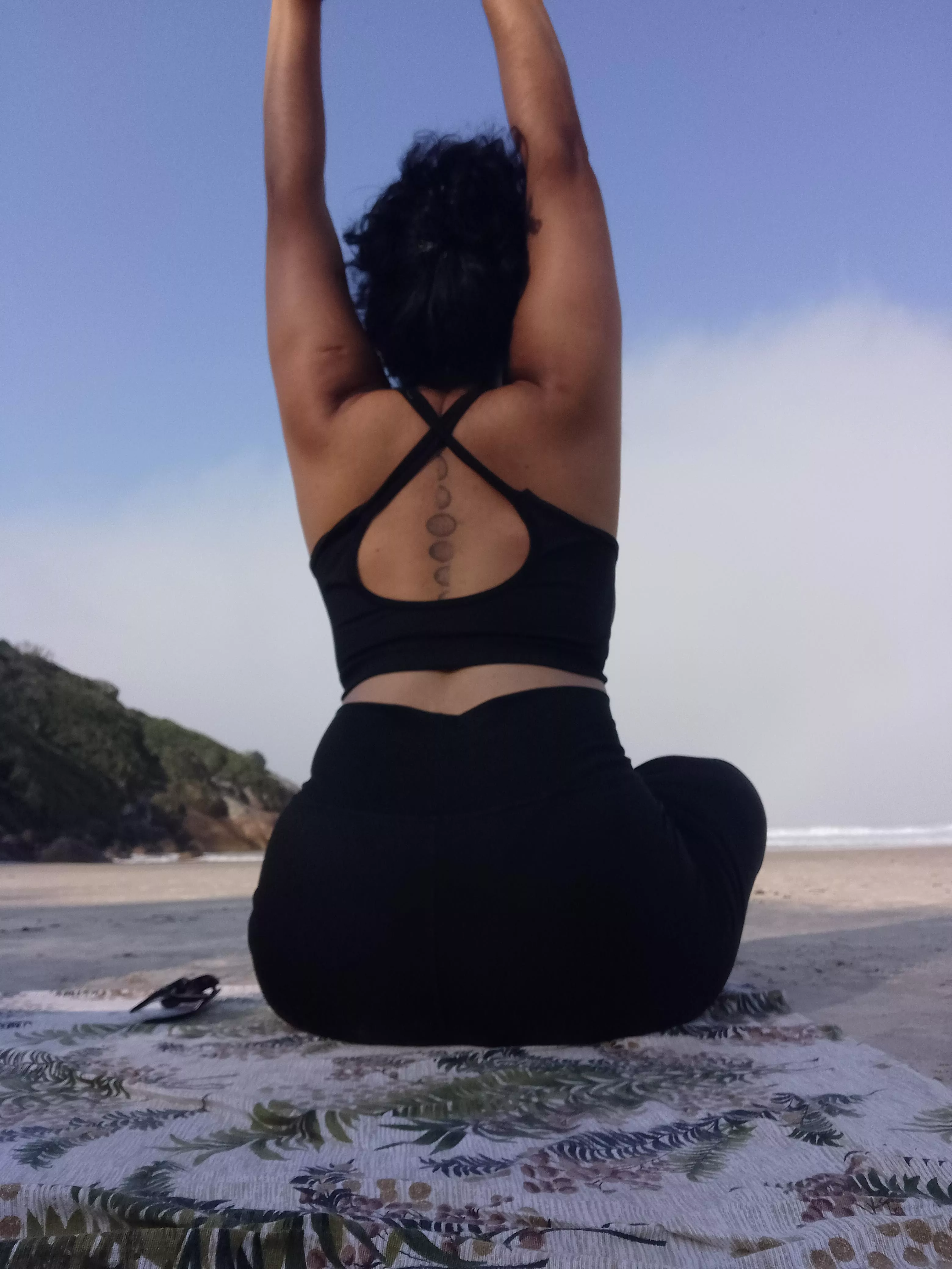 Breathing and feeling the pure air..