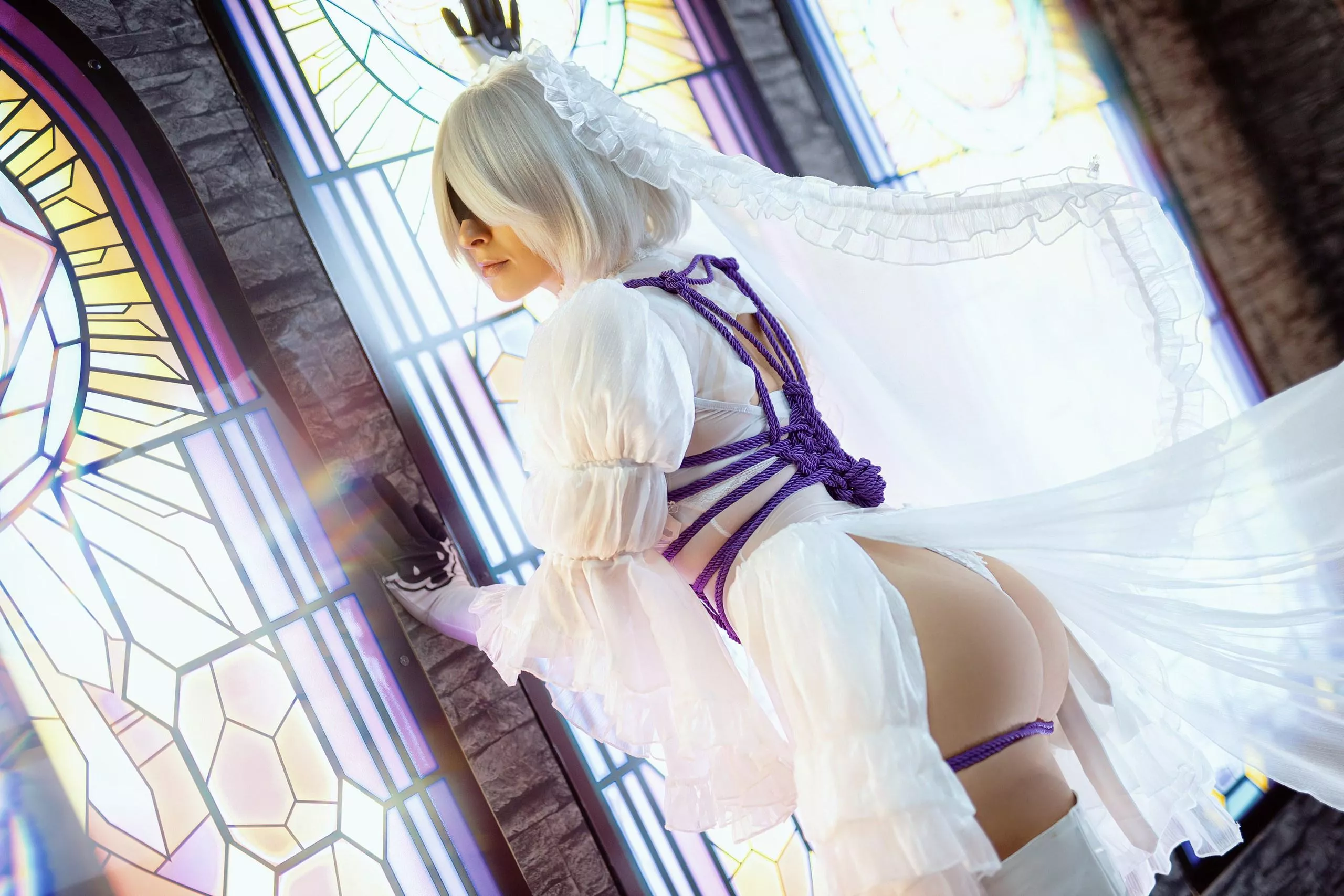 Bride 2B [based on Sakimichan art] by Yuna Kairi (self)