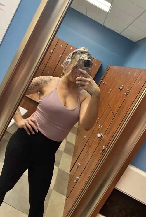 Can I be your gym crush? 