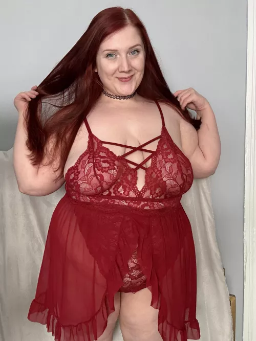 Can this naughty taken redhead sit on your cock