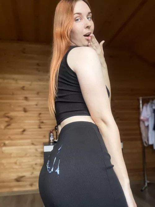 Cum on my clothes... you clearly couldn’t resist the temptation