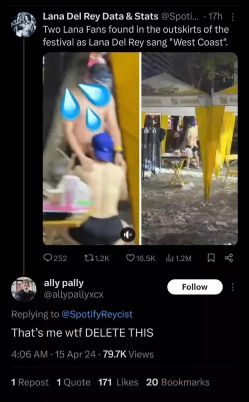 During Lana's best song no less!