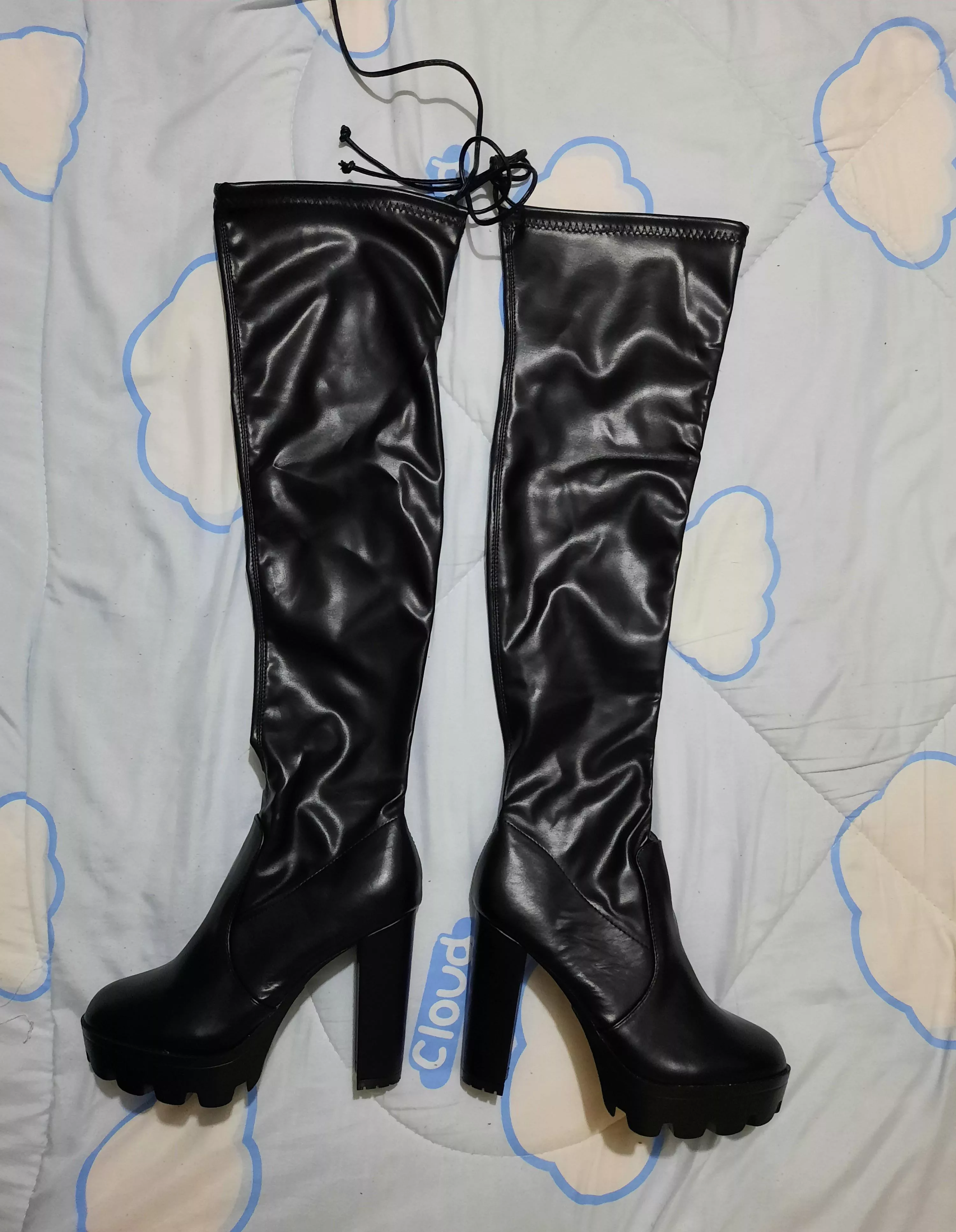 Favourite Boots for stepping on everything 😍 #thighhighboots