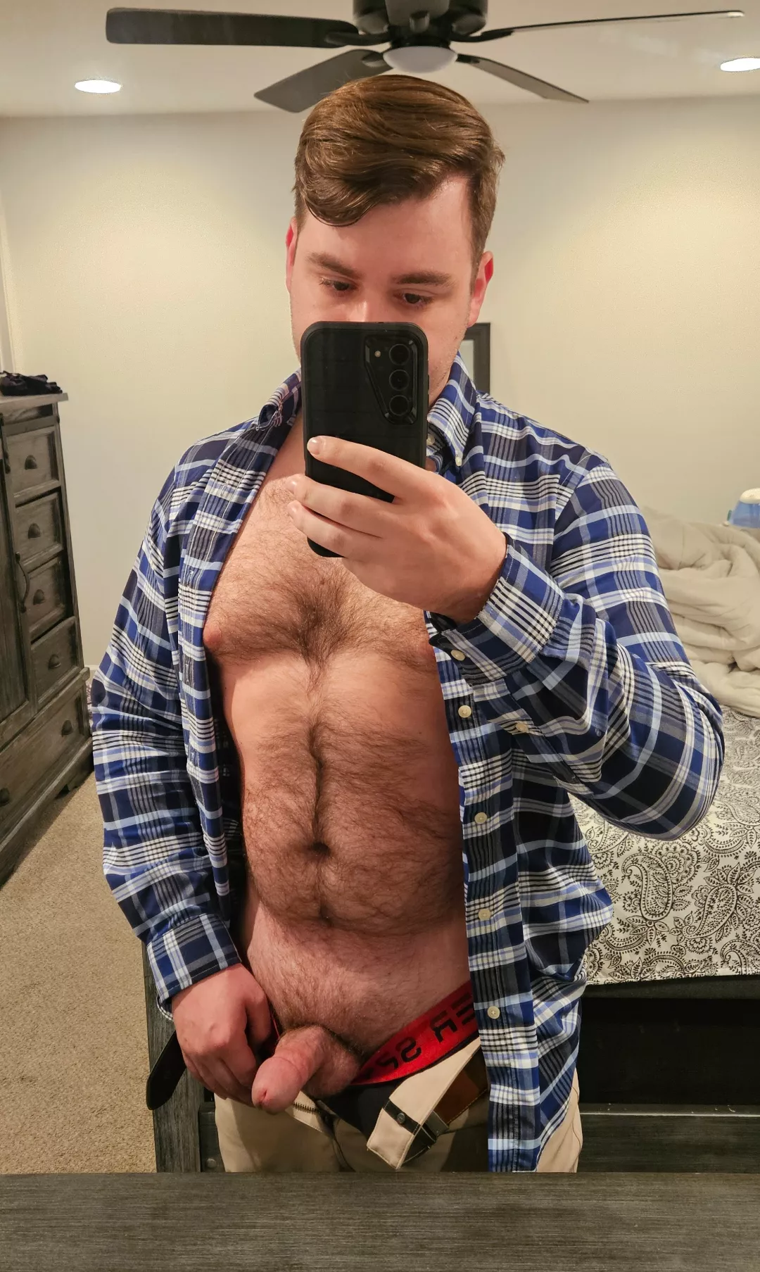 Getting ready for work 