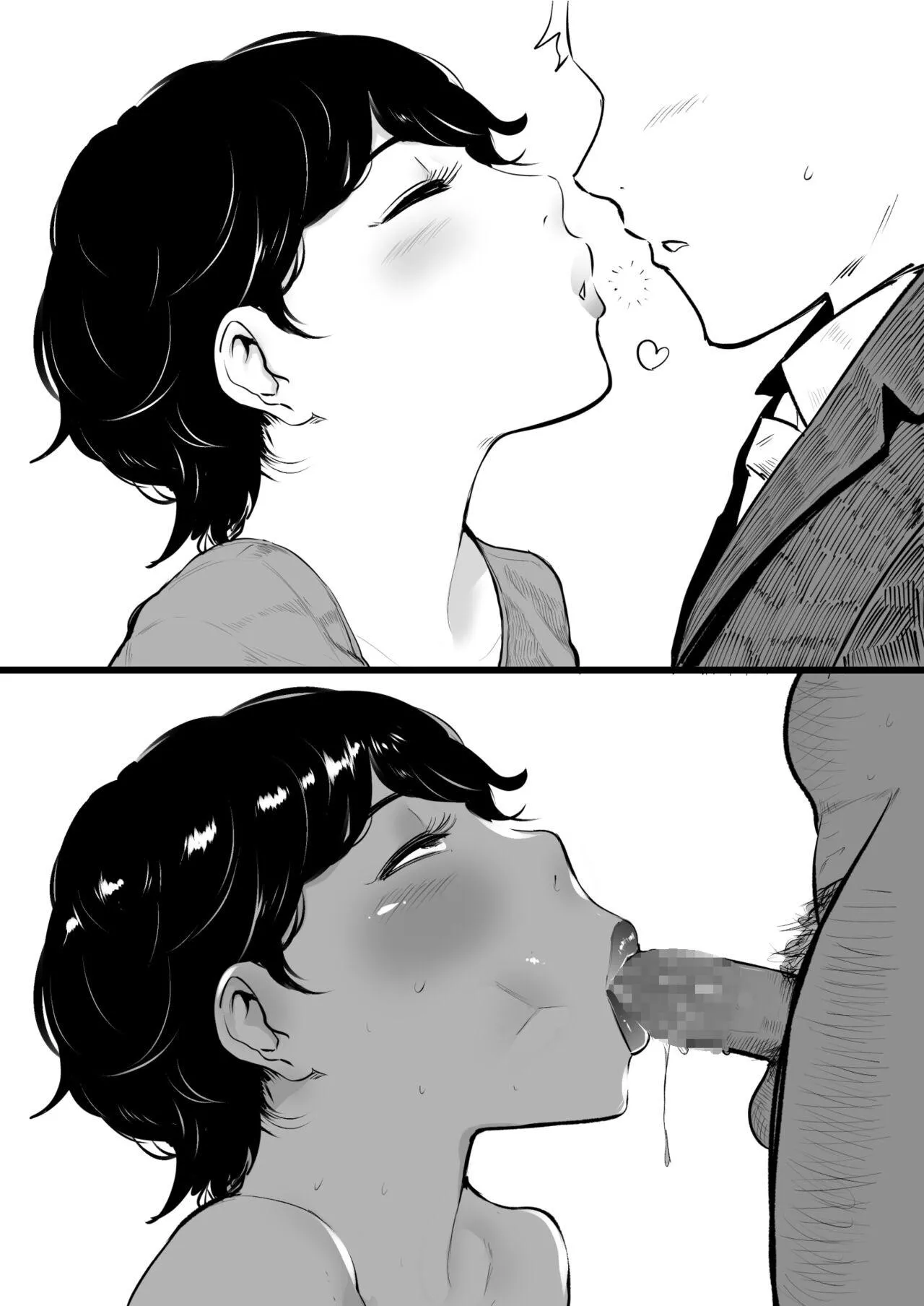 Good bye kiss (art by otochichi)