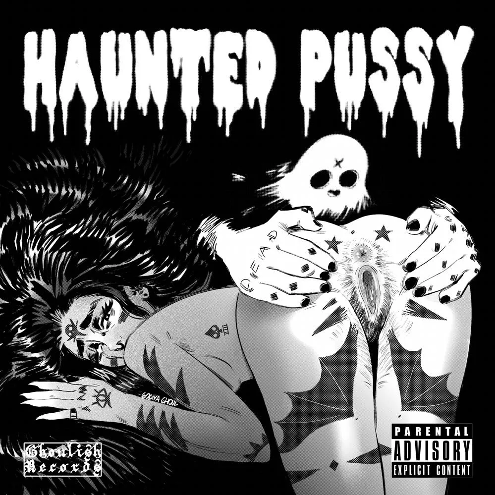 Haunted and hairy (art by Godiva Ghoul)