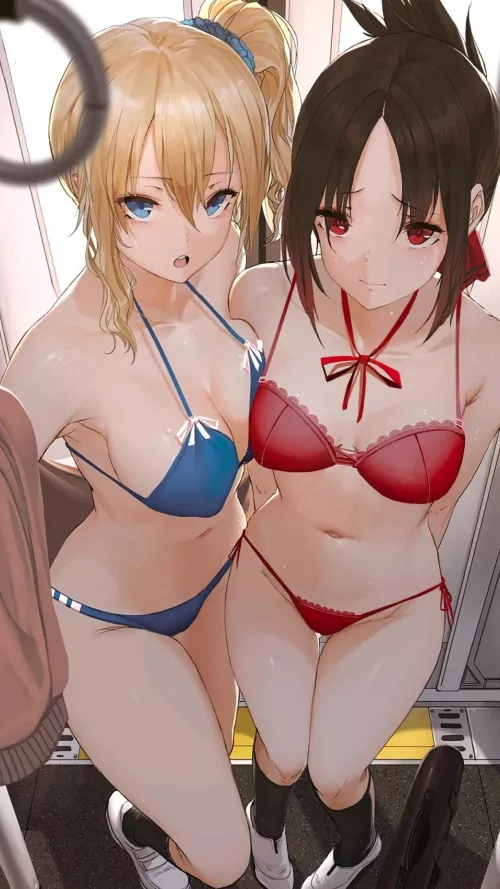 Hayasaka and Kaguya