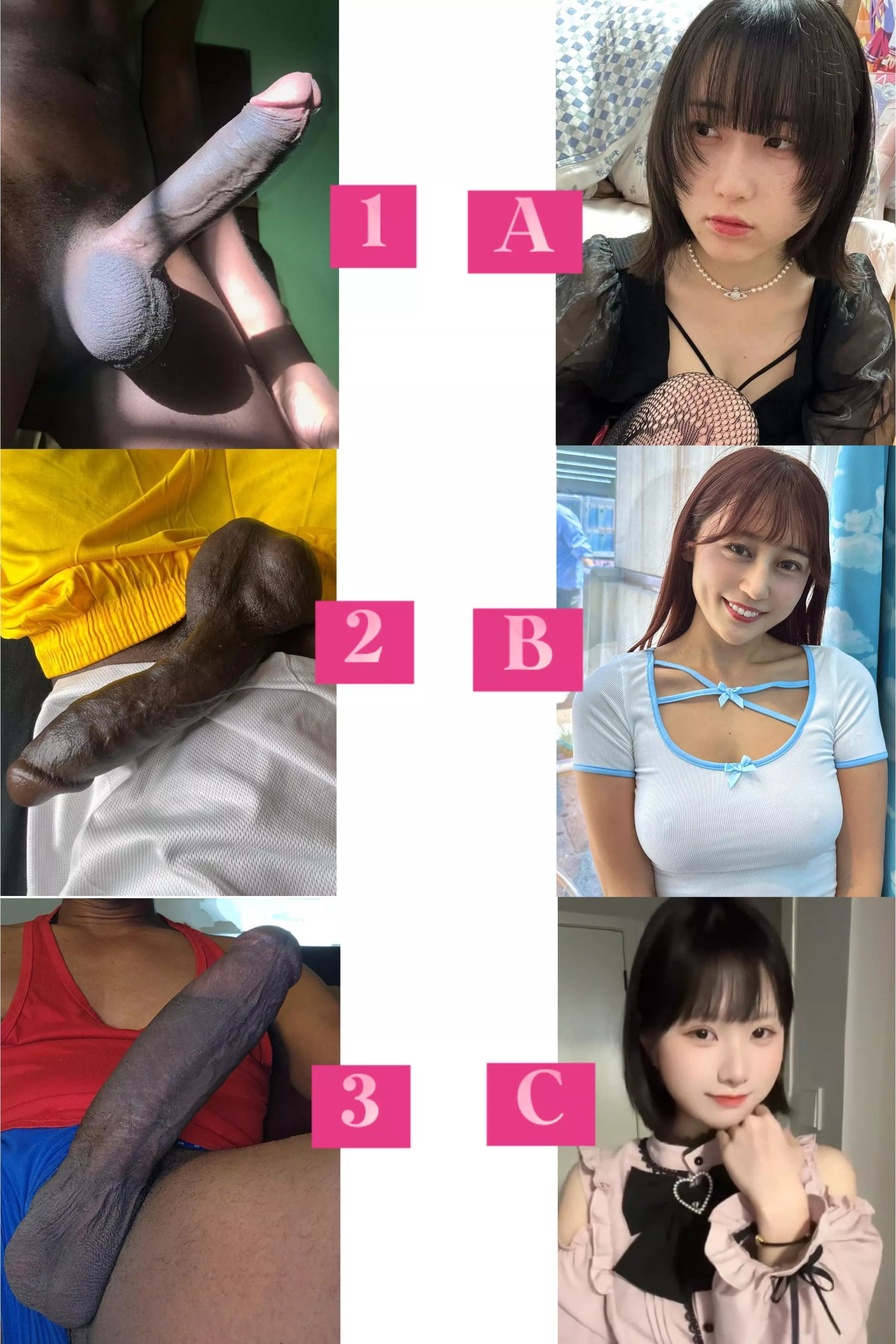 Homework for white bois. Connect and make your favorite pair