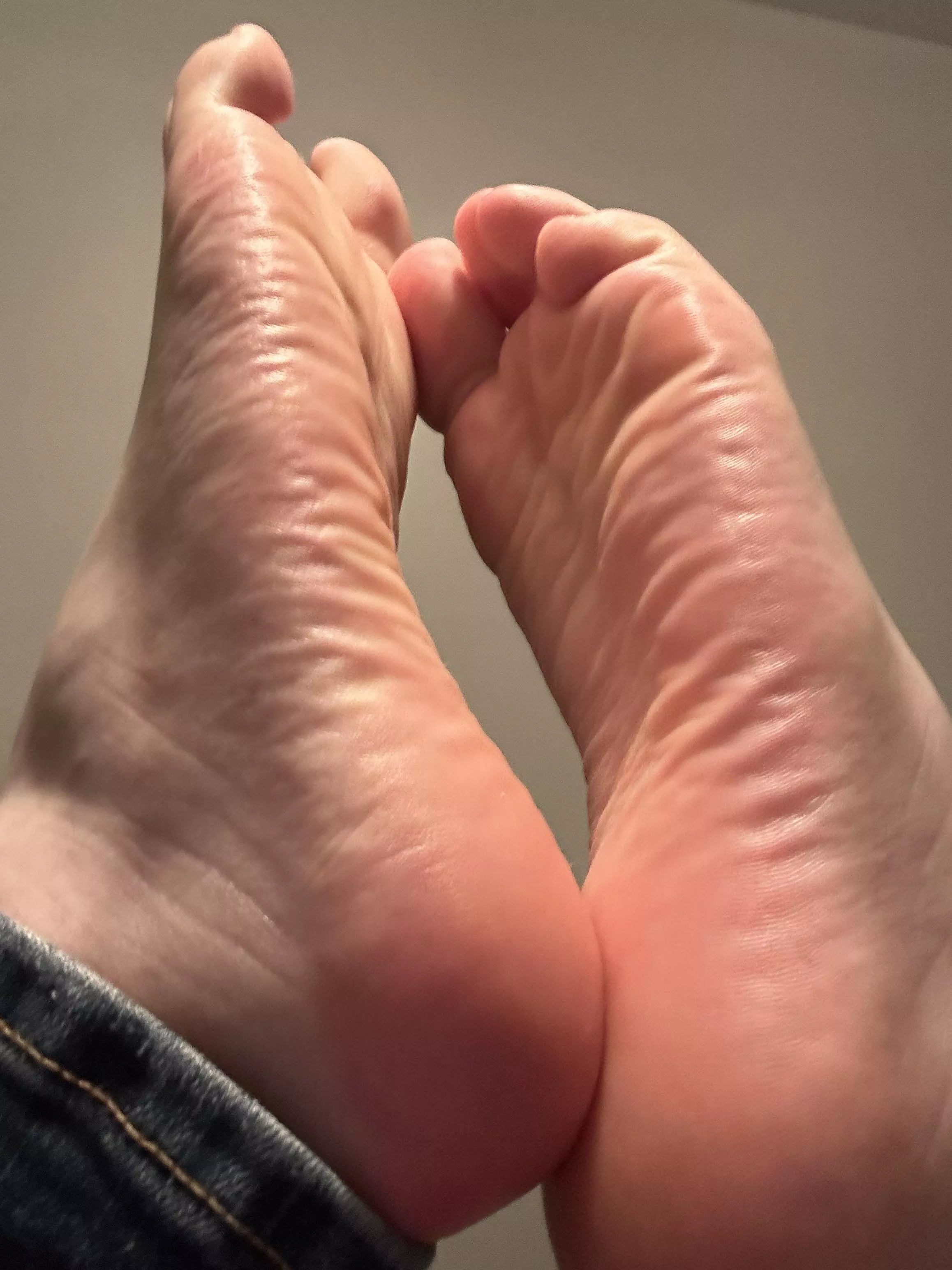 Hope you like size 10, UK straight guy soles. 
