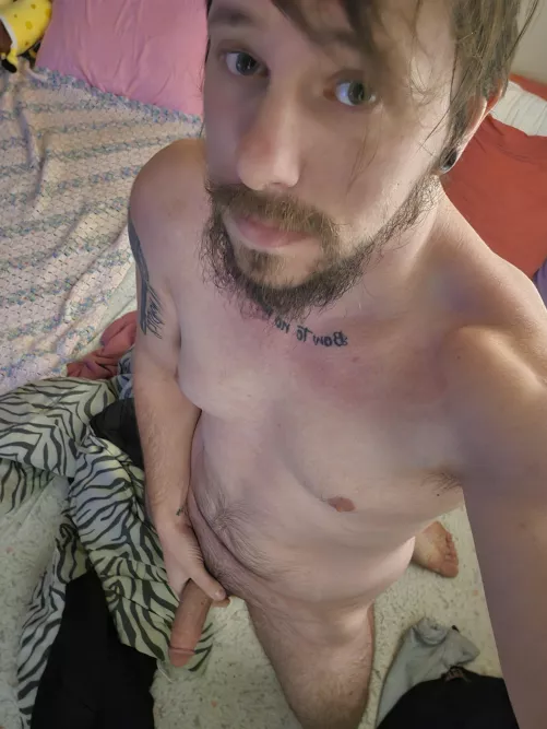 Horny birthday boy this morning 