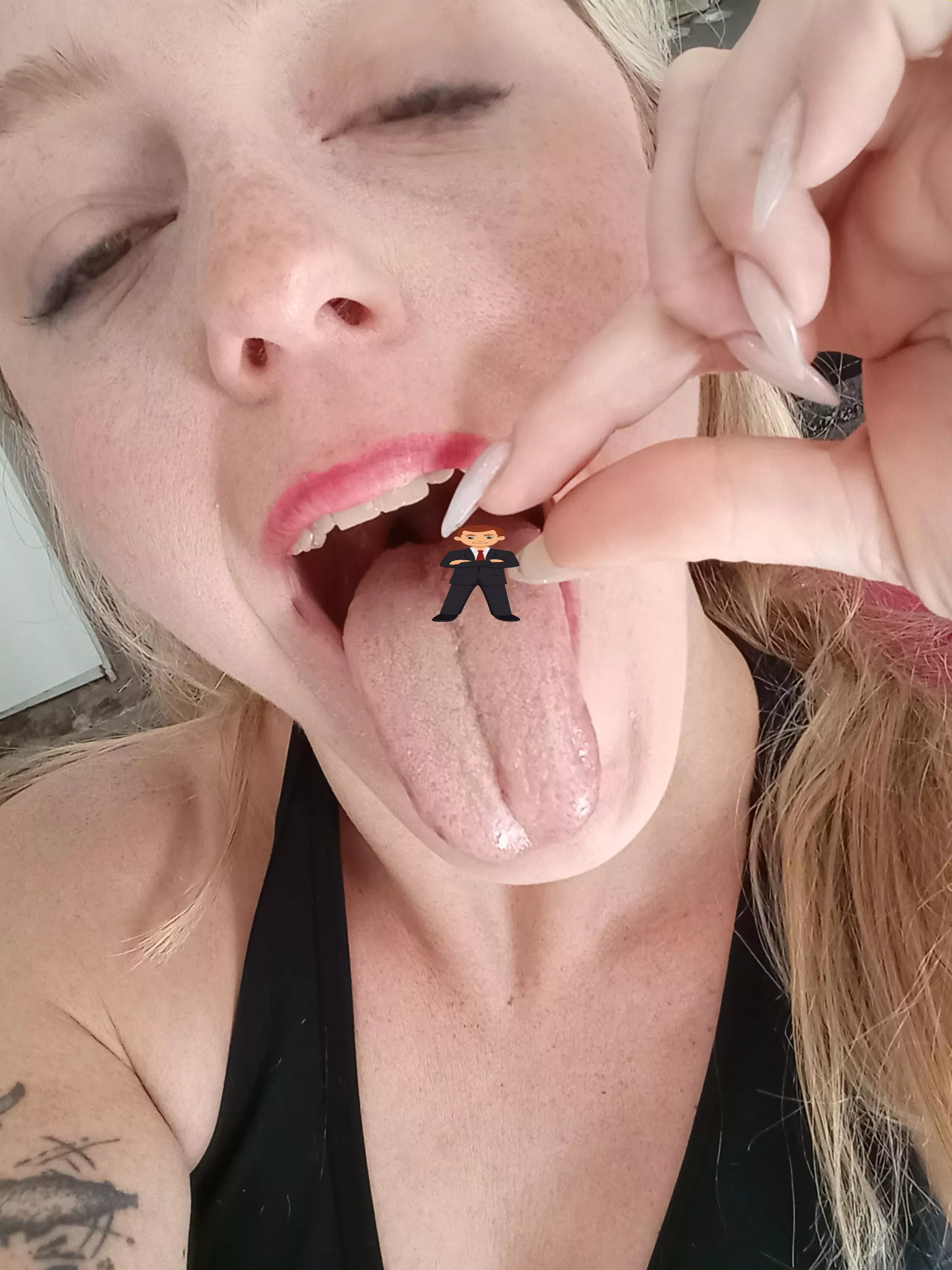 I don't even have to chew you 