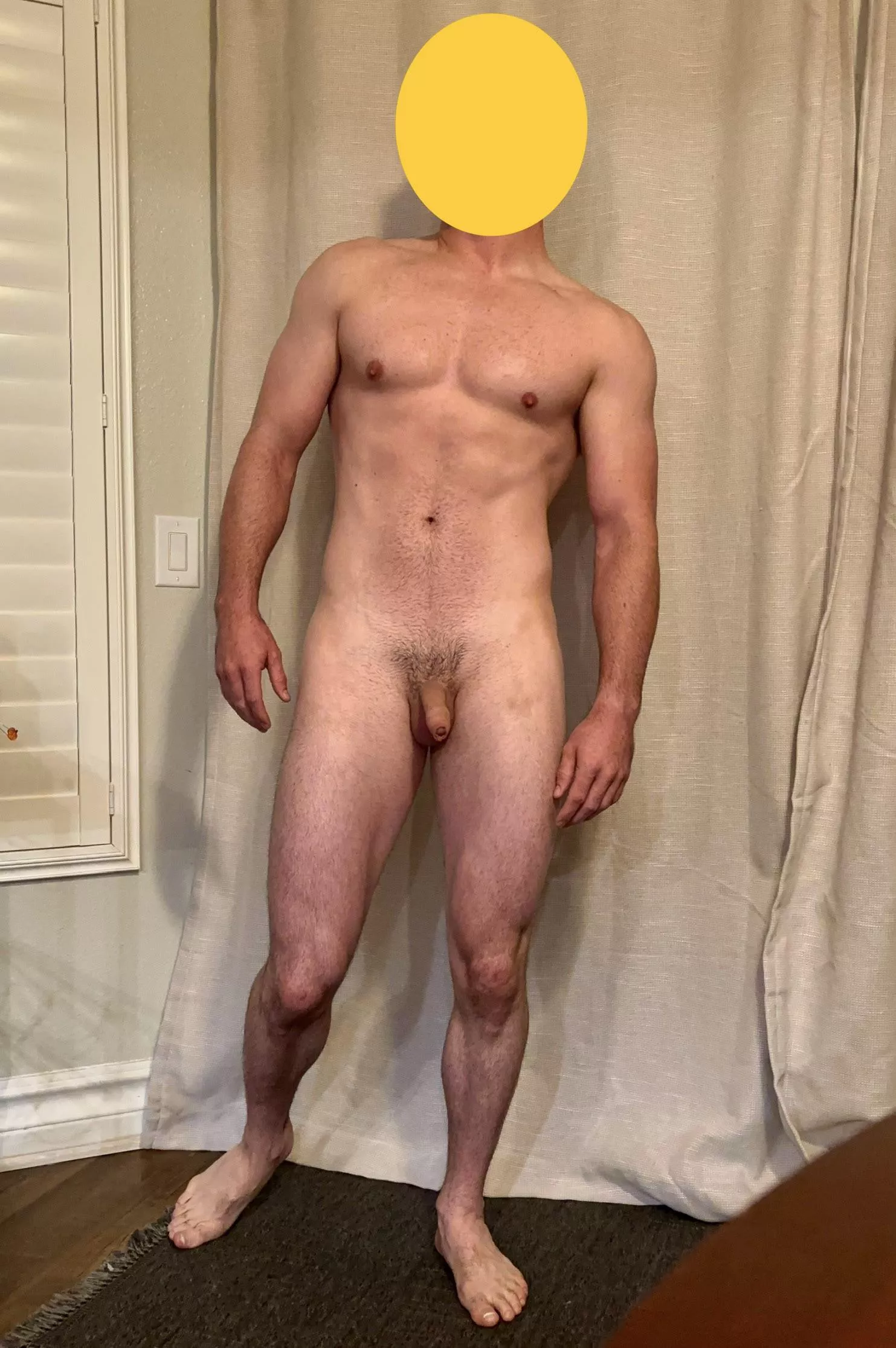 I one was at a nude beach experiencing shrinkage.  As I got out of the cold ocean, I walked past a group of clothed women who giggled at me. Weirdly, I enjoyed it… A lot.