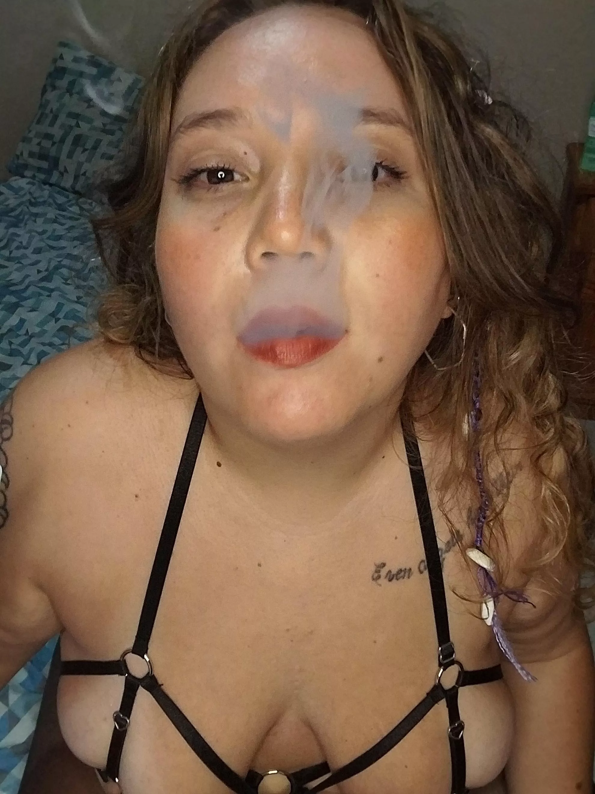 I want to blow smoke in your face 