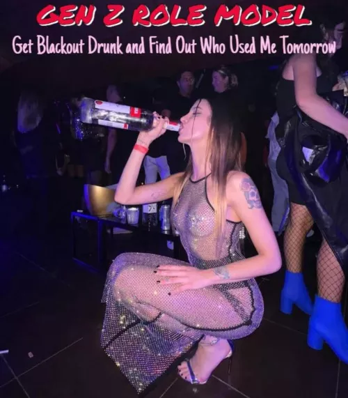 It’s a sluts true calling to blackout and take cock