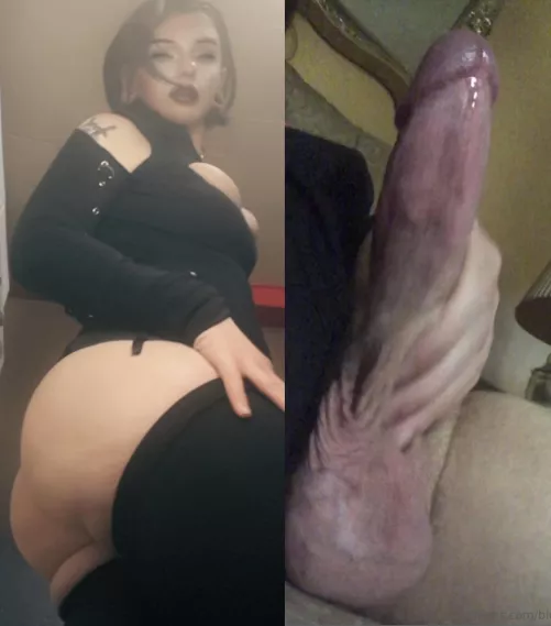 Let’s take turns fucking each other’s asses 🖤