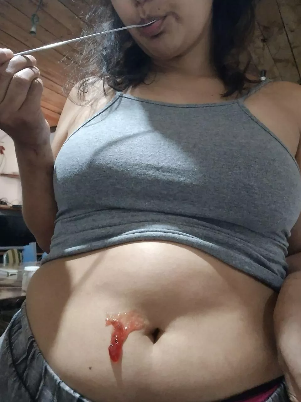 Lick and go all the way to the bottom