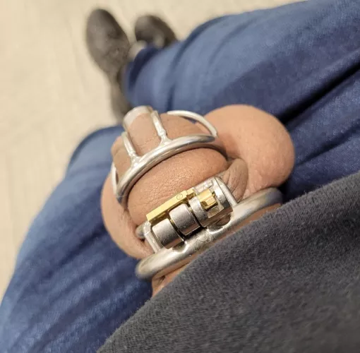 Locktober 2024 - day 29 - checking in from work whenever she asks me to 😎