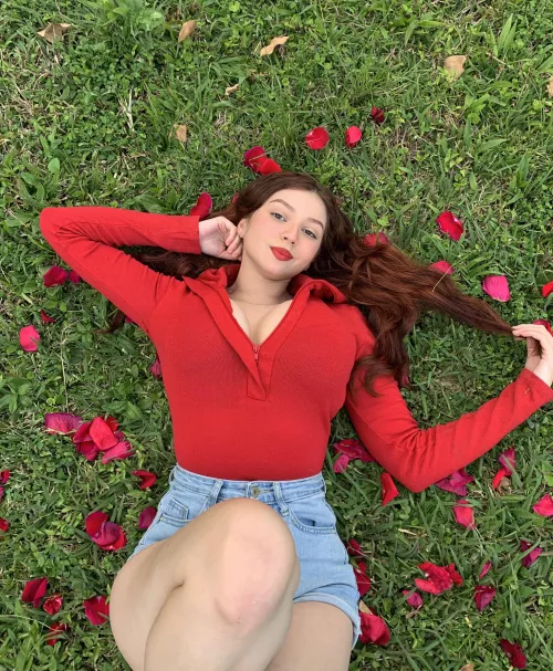 lying, waiting for a sugar daddy to spoil me