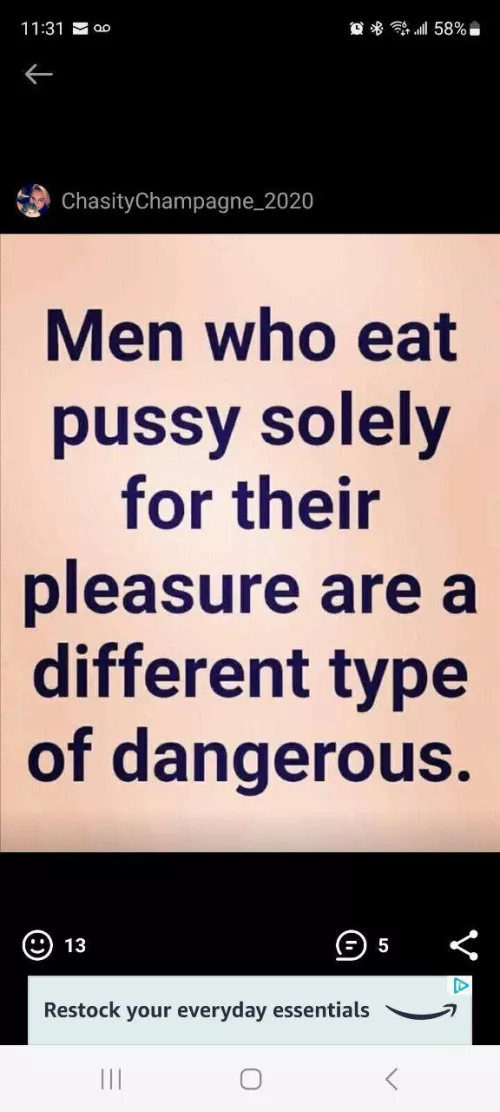 M4F 18+ Female for Daddy to Eat their Sweet Pussy.