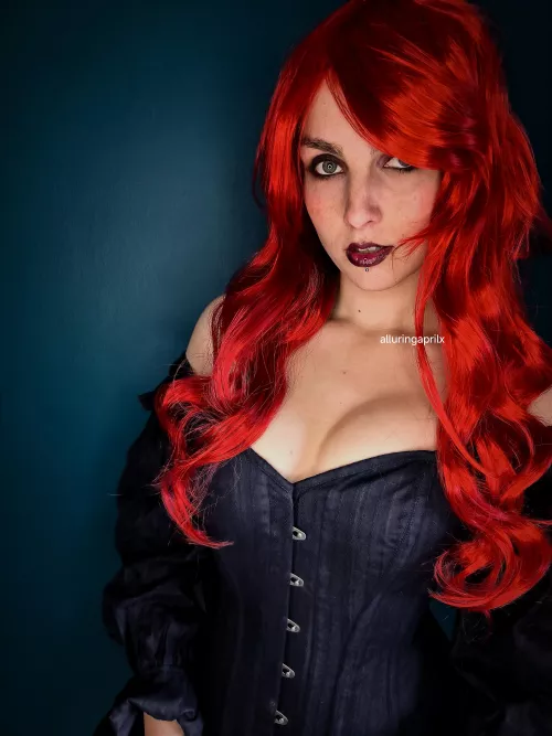 My corset top worked so well for this 