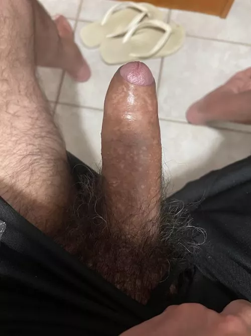My natural sweaty penis...