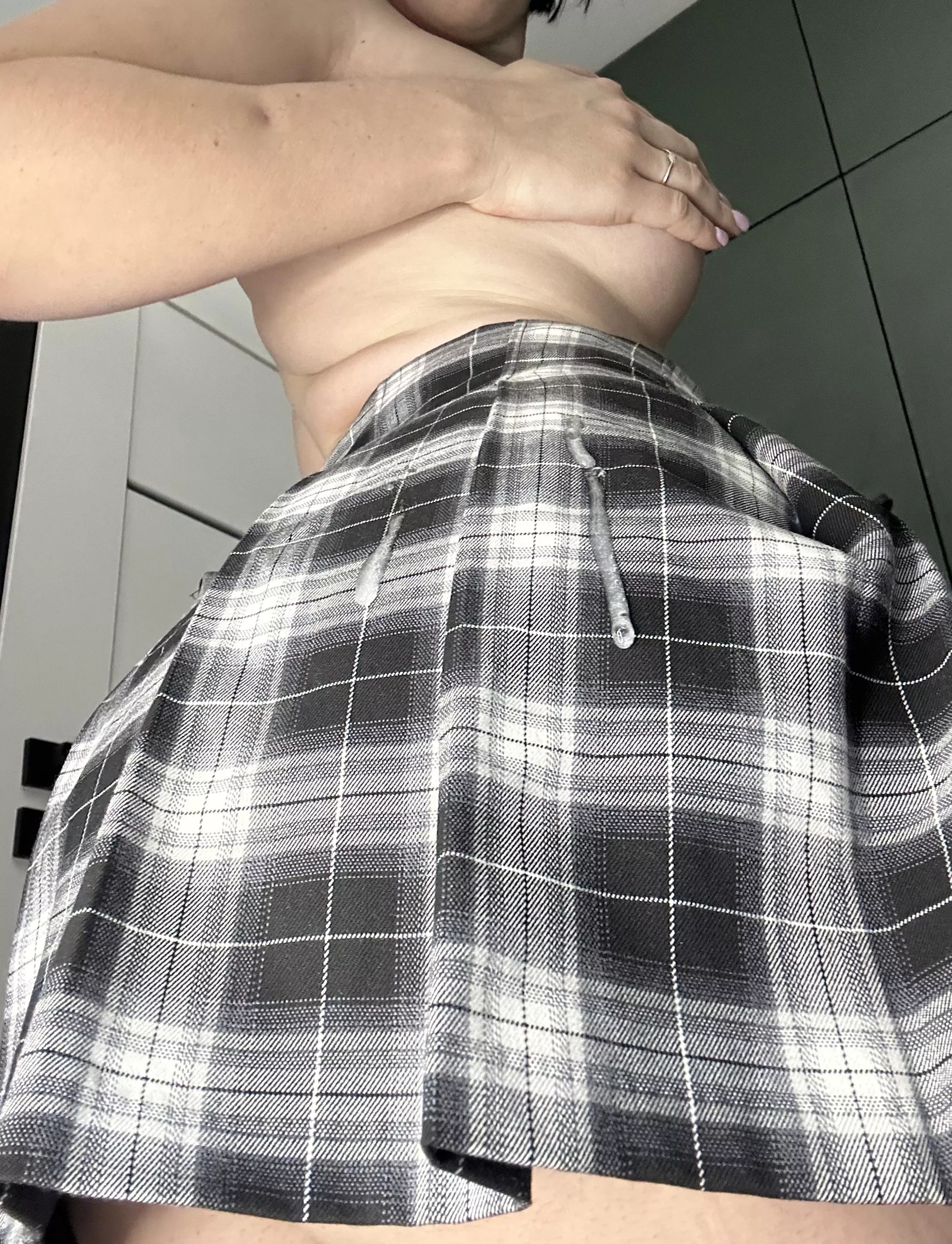 my plaid skirt that you unloaded your cargo on