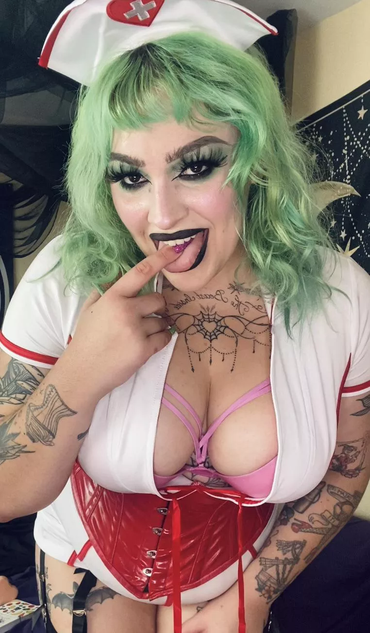 My sexy nurse costume for halloween 🎃