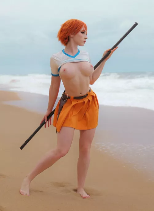 Nami from OnePiece cosplay by Sweetie Fox