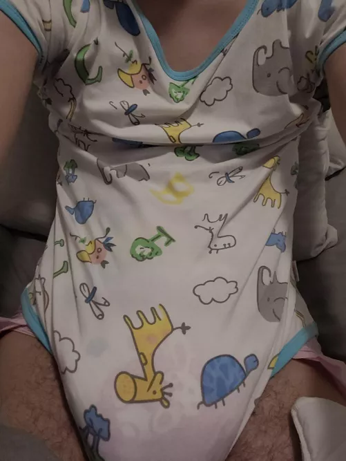 Onesie and a diaper is al I need!