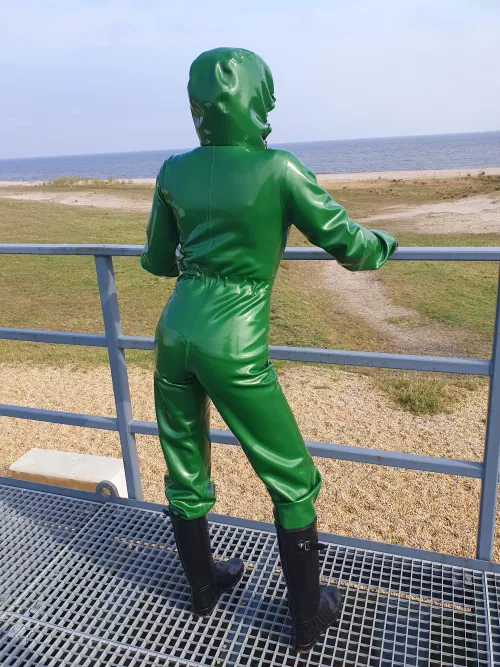 Out and about in full gear! 