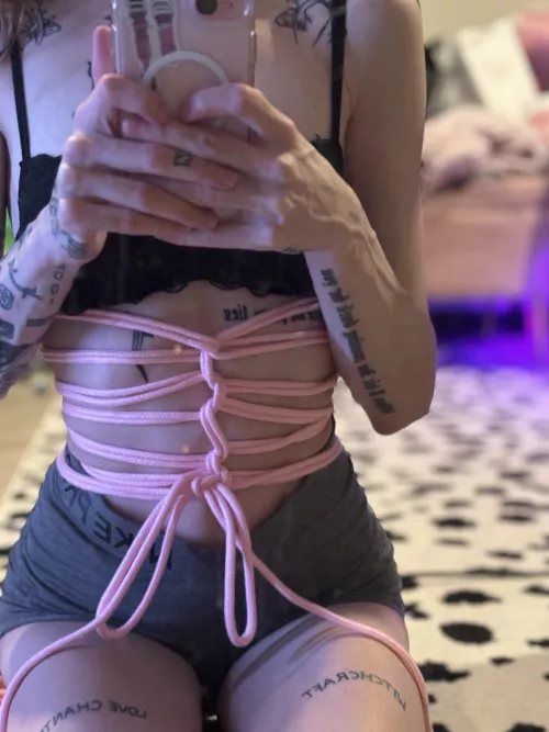 Petite shibari bunny 