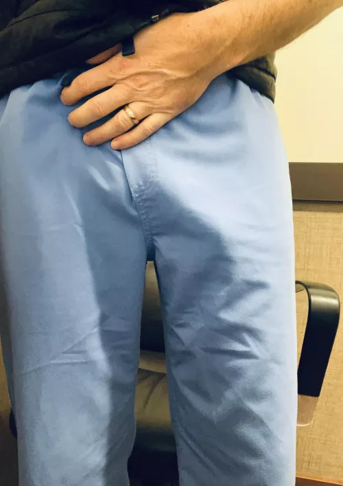 Probably shouldn’t walk around the halls like this 