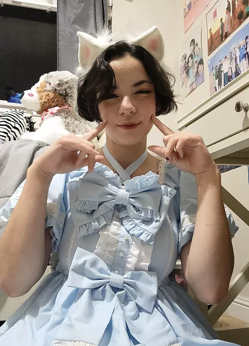 Puppy loves fluffy dresses and bows🐶🐶