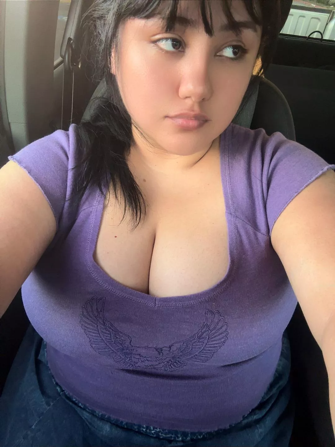 Ride with a big tit Latina 😈