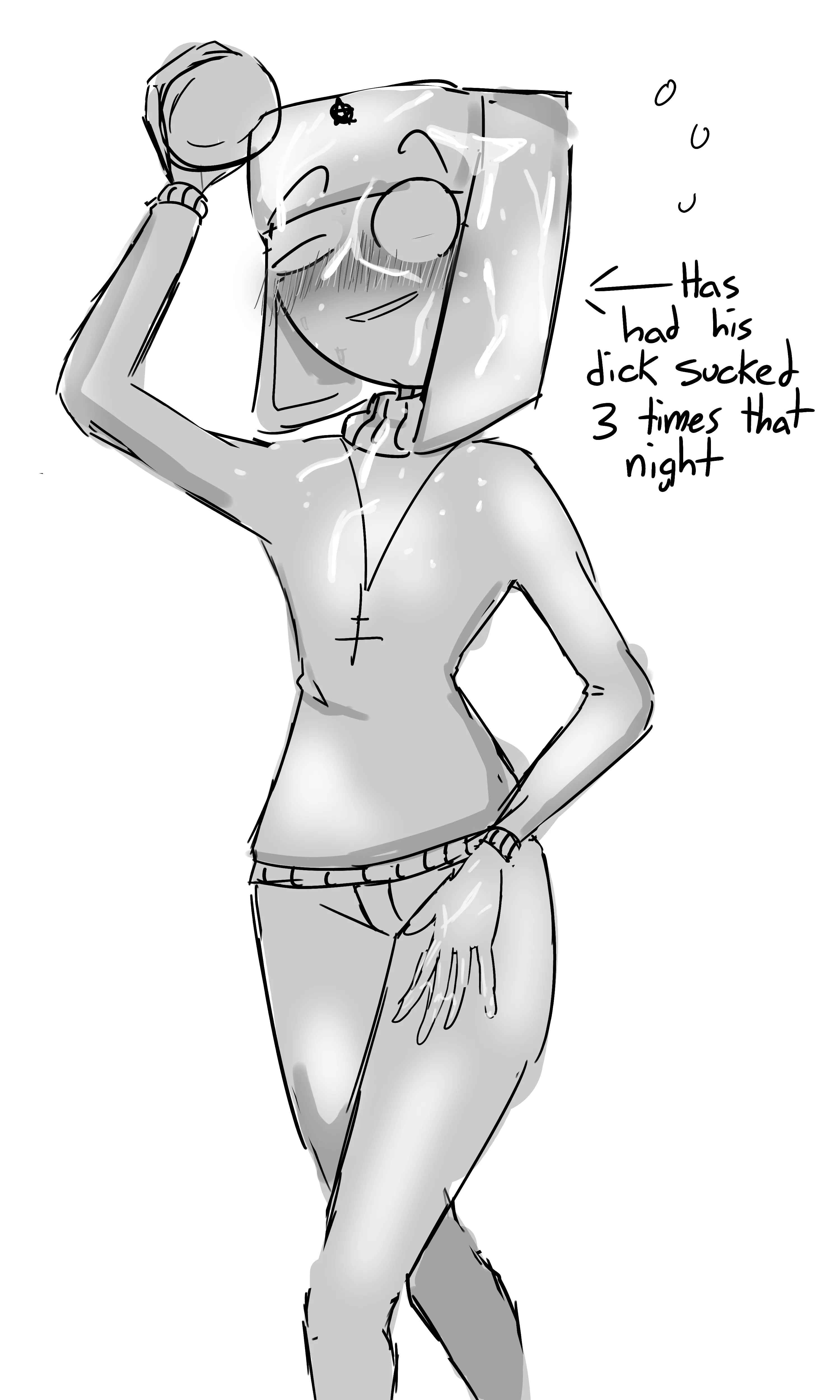 Russia has a little too much fun at a party, gets drunk and starts giving people blowjobs in exchange to suck his own dick