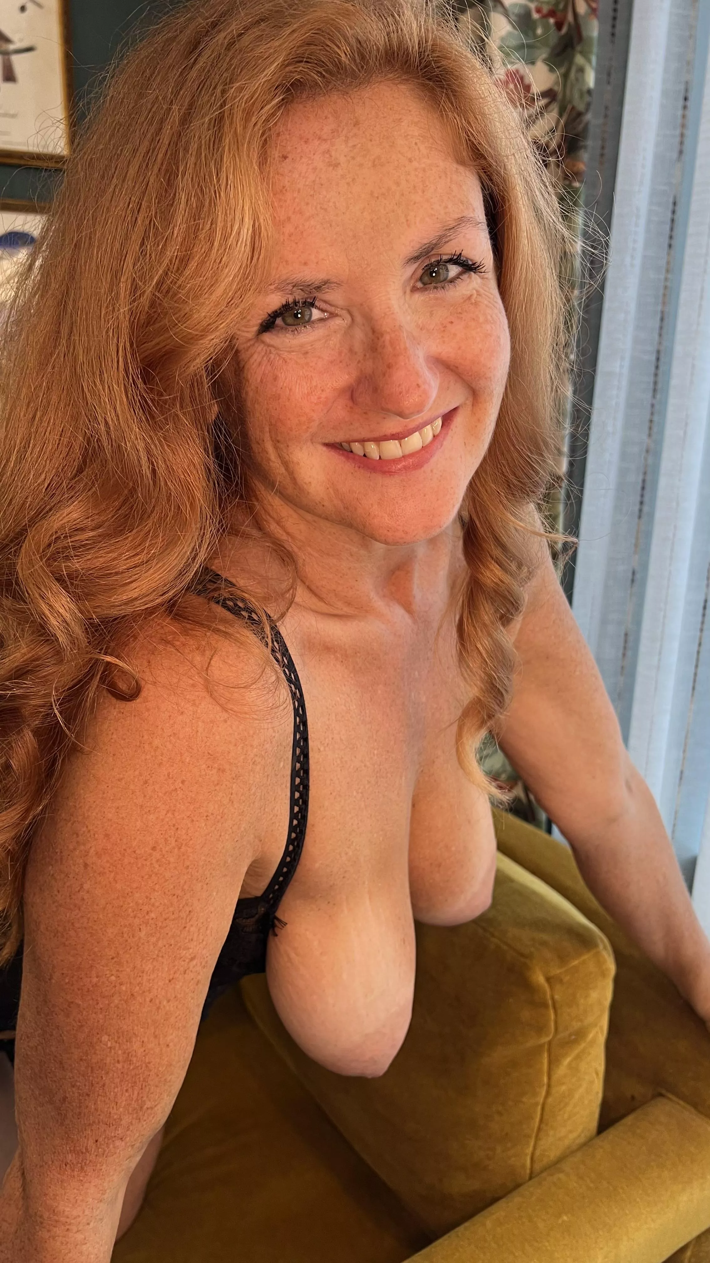 Saggy, freckled and stretch marked.